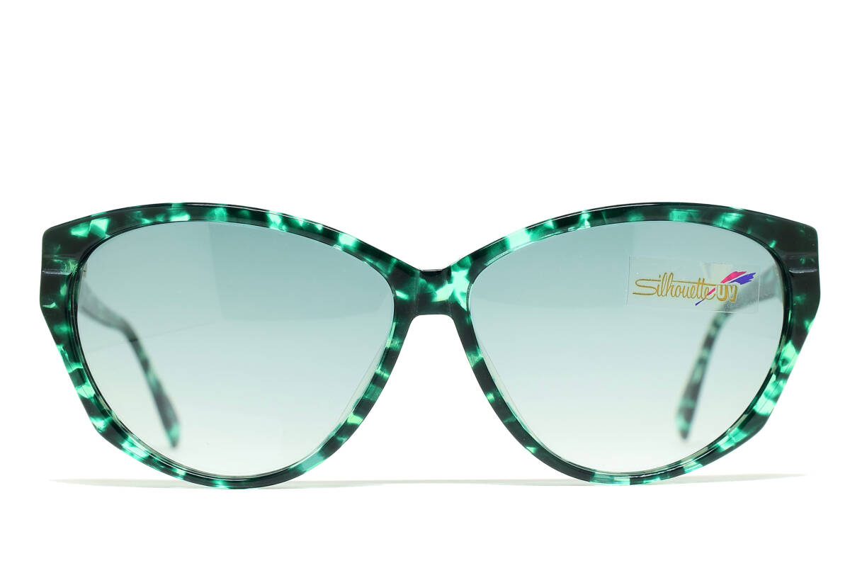 デッドストック Silhouette M 3105 /20 C 2161 62-12 オーバーサイズ サングラス ヴィンテージ シルエット グリーンデミ オーストリア製拍卖