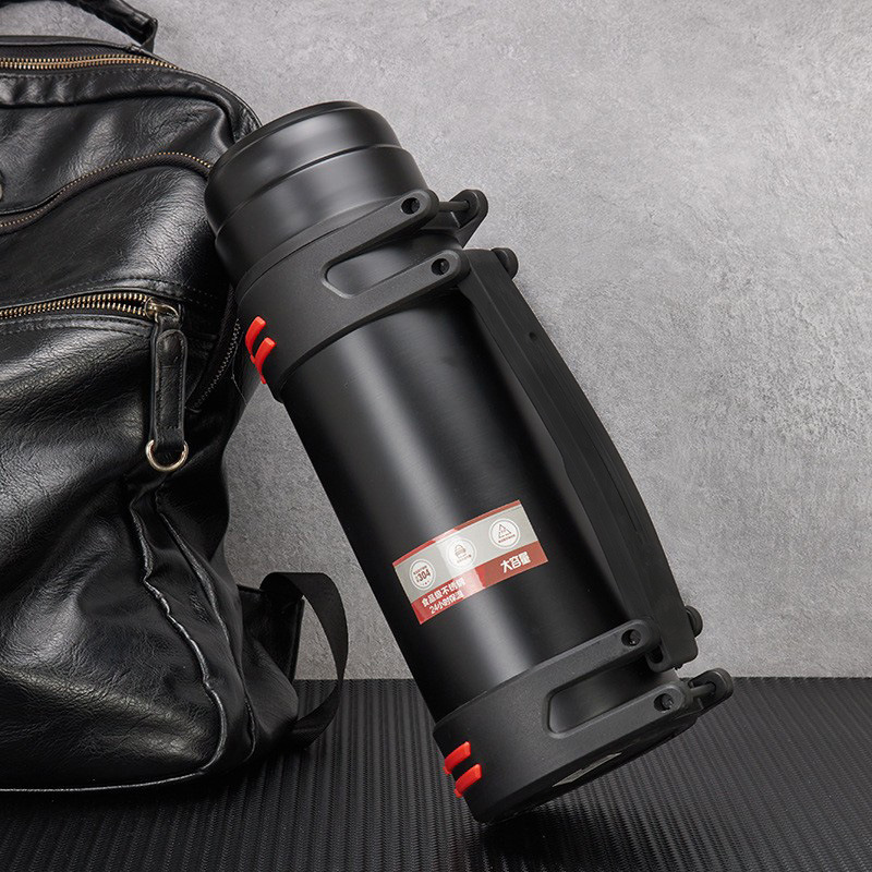 同梱1万円送料無料水筒2.0Lビッグマグボトルステンレスボトル大人用大容量2WAY直飲みコップワンタッチオープンタイプ保温保冷ボトル*黑拍卖