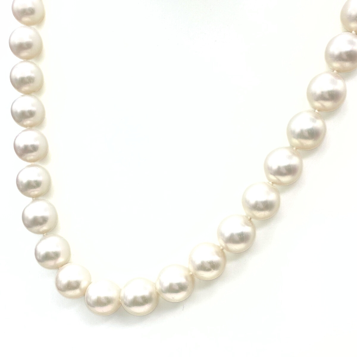 タサキ TASAKI パール デザインネックレス プラチナ WG ホワイトゴールド 真珠 ダイヤモンド ネックレス Pt900 K14 WG レディース 【中古】拍卖