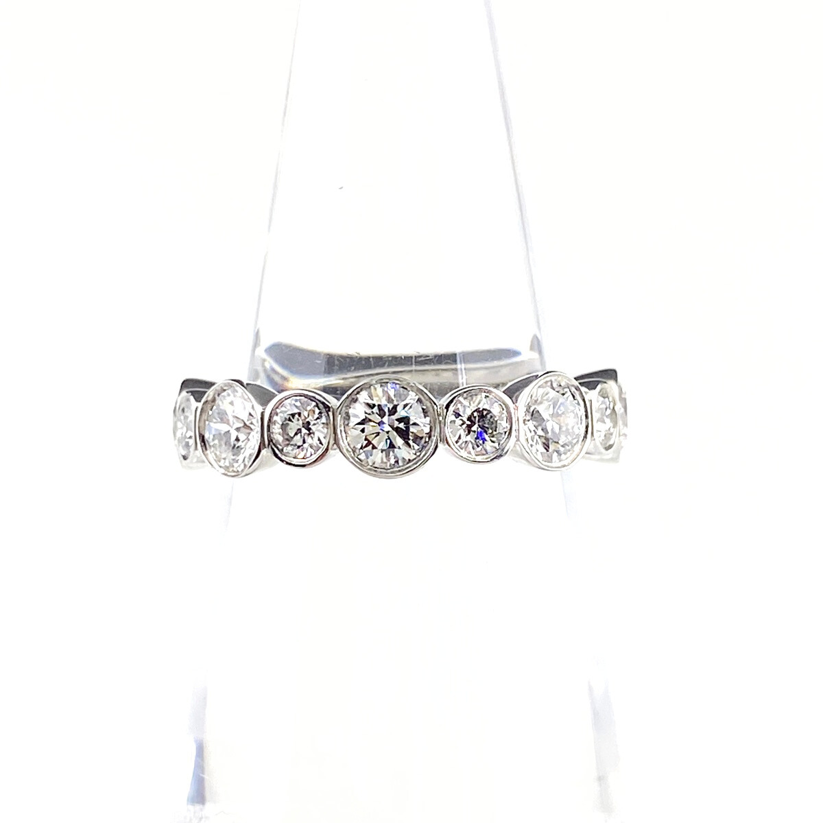 ティファニー TIFFANY&Co. ジャズ フルサークル ダイヤ リング プラチナ 指輪 リング 9.5号 Pt950 ダイヤモンド レディース 【中古】拍卖