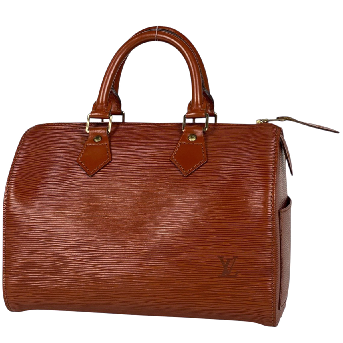 ルイ・ヴィトン Louis Vuitton スピーディ 25 ボストンバッグ 通勤 ハンドバッグ エピ ケニアブラウン M43013 レディース 【中古】拍卖