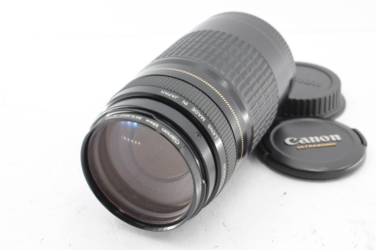 ★特上品★キヤノン CANON EF 75-300mm F4-5.6 II 《キャップ フィルター 付き》 #A4169拍卖