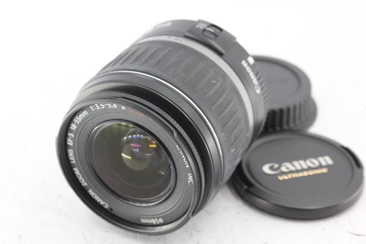 ★特上品★キヤノン CANON EF-S 18-55mm F3.5-5.6 II USM 《キャップ 付き》 #A4527拍卖