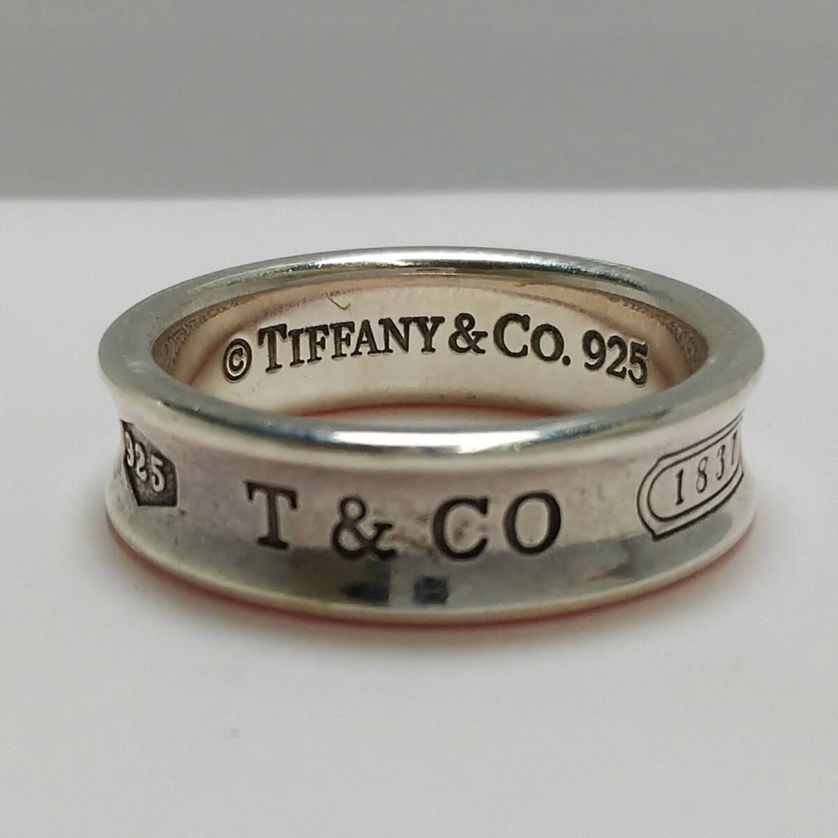 B25-1571 TIFFANY&Co. ティファニー 1837リング SV925 #22 シルバー 指輪 レディース拍卖