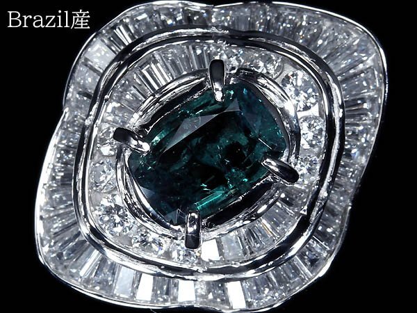 .OIG15308T【売り切り】新品【RK宝石】ブラジル産 極上アレキサンドライト 特大1.03ct 極上ダイヤモンド 0.884ct Pt900 超高級リング GIA拍卖