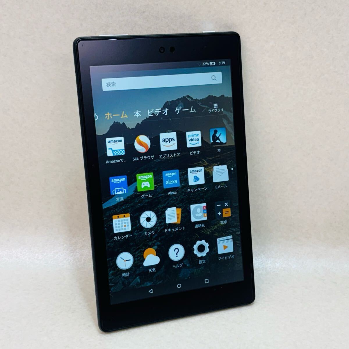 K3563★中古品★Amazon アマゾン Fire HD 8 第6世代 PR53DC 16GB タブレット★本体のみ★通電確認済み★同梱不可拍卖