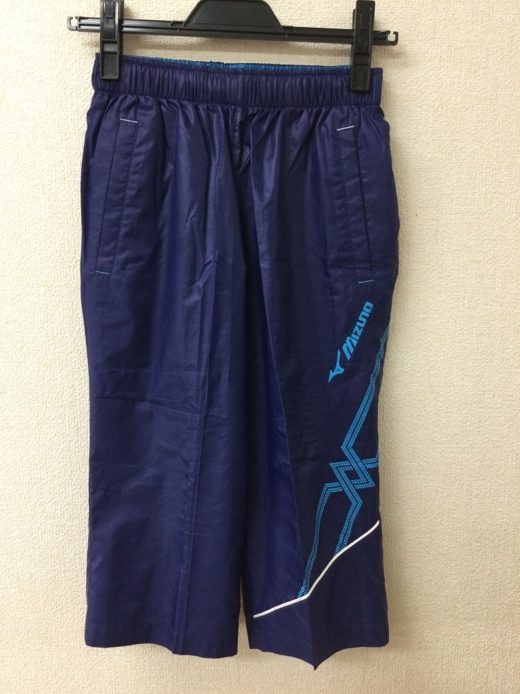 ミズノ 青紫色 シャカシャカパンツ 裏メッシュ ウエストゴム サイズS拍卖