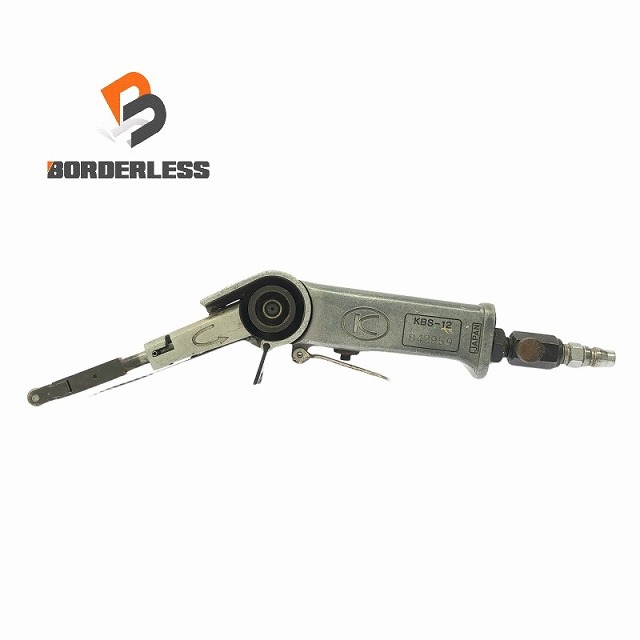 ☆中古品☆KUKEN 空研 12mm ベルトサンダー KBS-12 エアツール 研磨 自動車 板金 エア工具 110197拍卖