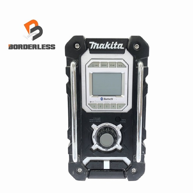 ☆比較的綺麗☆makita マキタ 7.2V/10.8V/14.4V/18V 充電式ラジオ MR106 本体のみ 現場ラジオ 112628拍卖