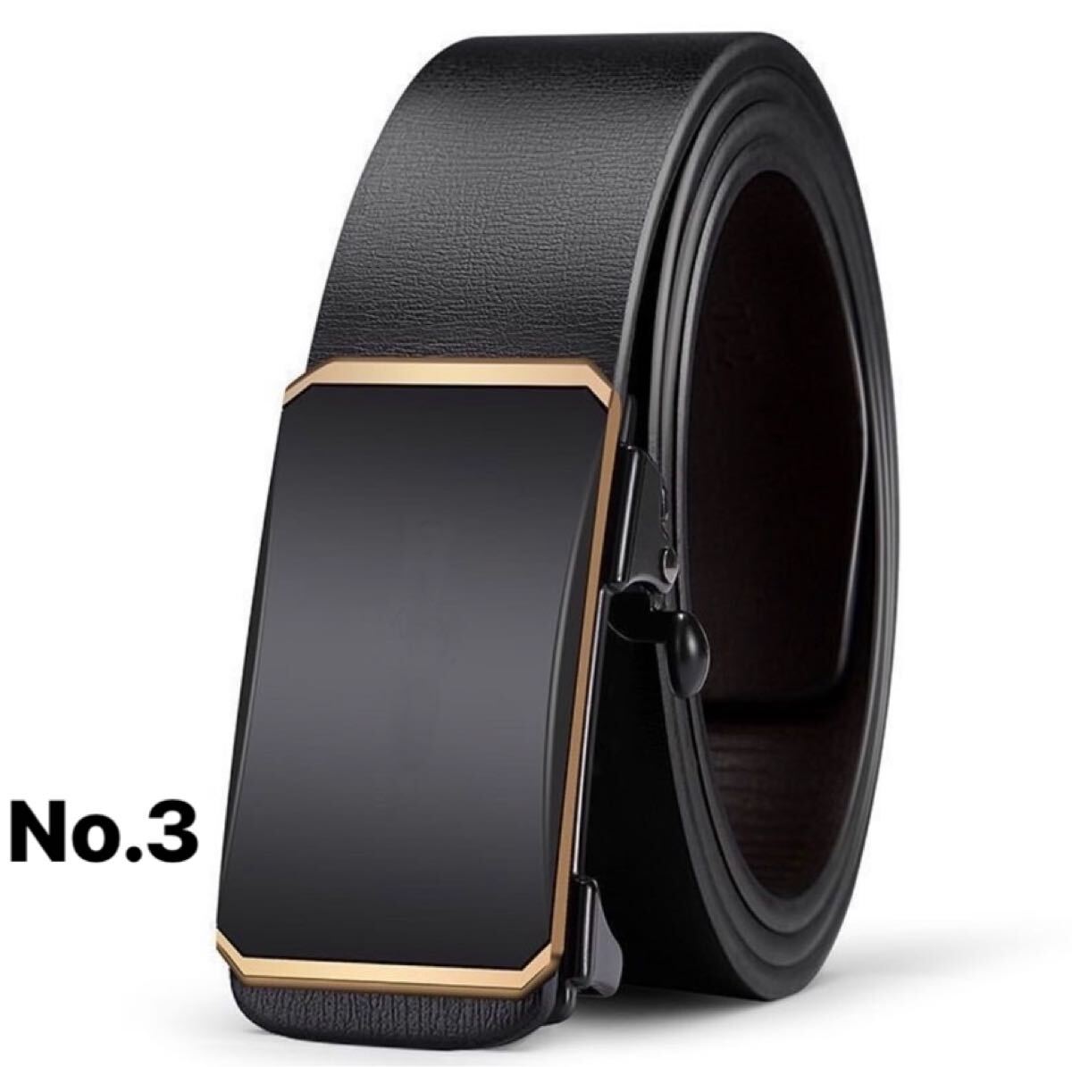 ベルト レザーベルト バックル 自動バックル バックル調整可能 ビジネス カジュアルNO.3拍卖