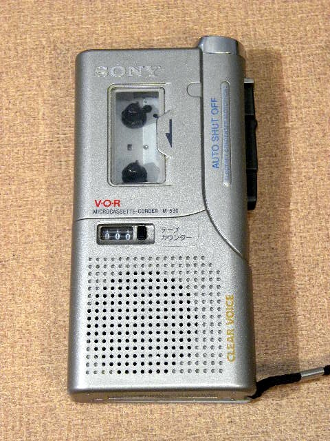 SONY マイクロカセットコーダー M-530 ジャンク拍卖
