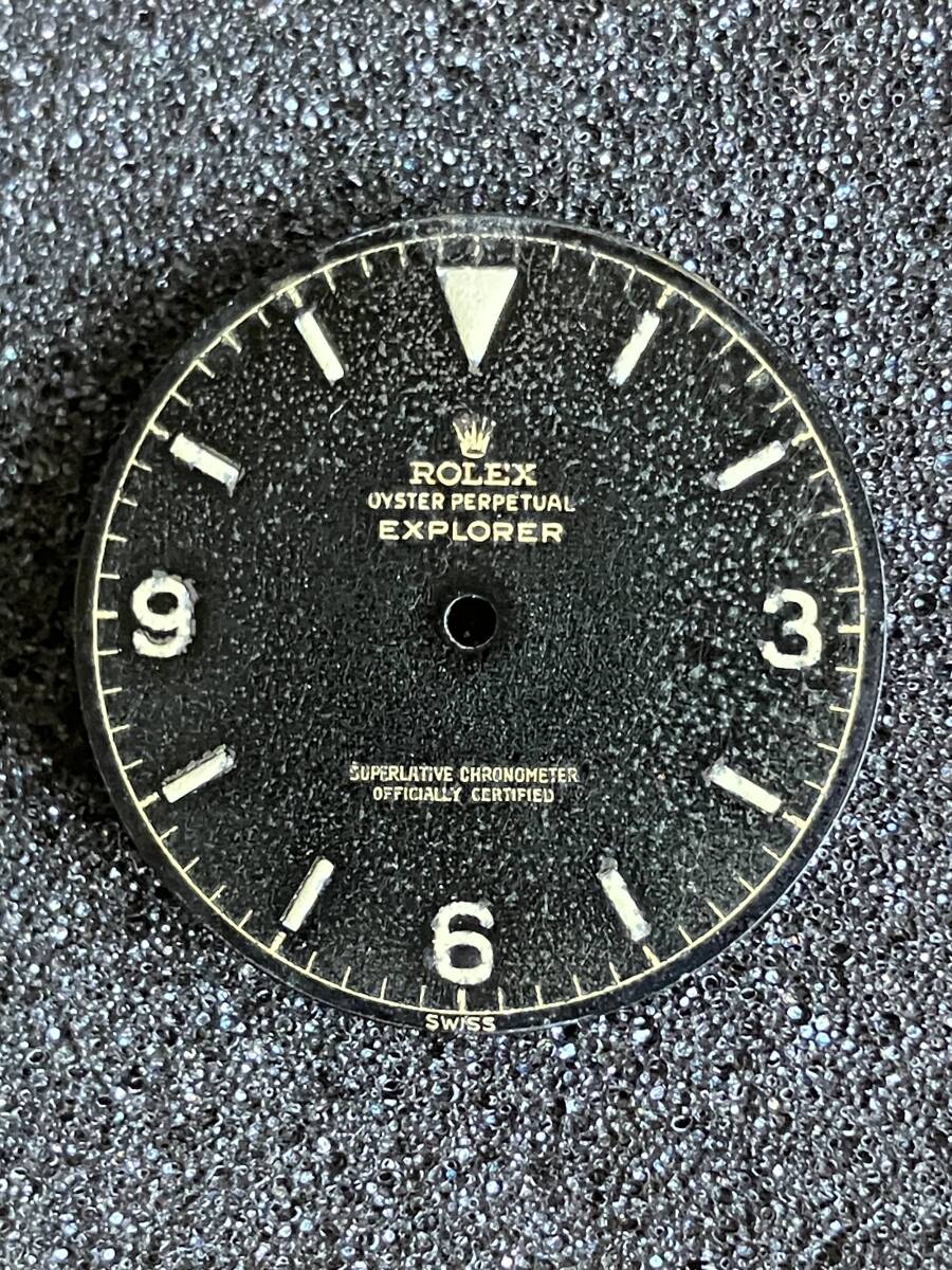 ロレックス★ROLEX純正 1016 エクスプローラー サークルミラー Mk1 ダイヤル 文字板拍卖