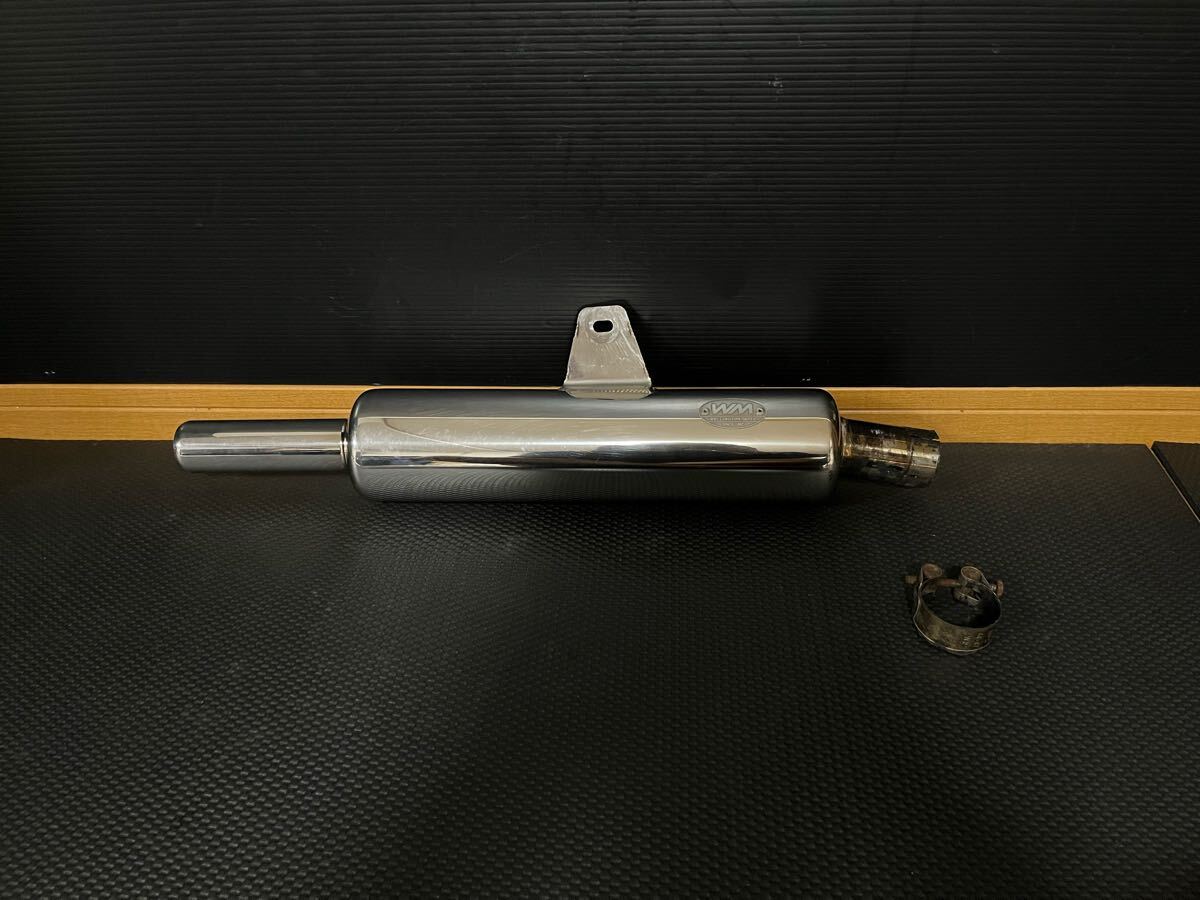 CB400SS 希少!超人気!! 美品 本物 WM スリップオン マフラー ダブルエム ウェリントン クラブマン SR400 W400 650 TW200 225 FTR カフェ拍卖