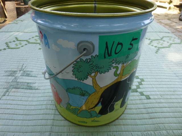 ■ブリキ・空き缶・収納・バケツ・ペール缶・20L・インテリア・飾り・№5拍卖
