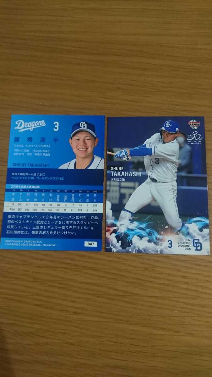BBM 2020 中日ドラゴンズ 高橋周平 同梱発送可能拍卖