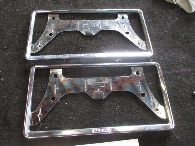 ★34G4811 スズキ 純正ナンバー枠 ナンバーフレーム 修理やストック等に拍卖