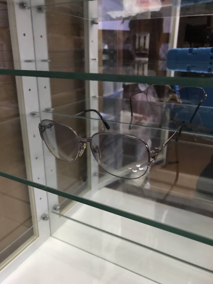 展示品 COMMELIN PARIS 天然石 サファイヤ 付 チタンフレーム フレーム 日本製 コムラン レトロ ビンテージ アンティーク サングラス拍卖