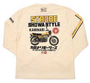 カミナリモータース/ヤマハRD400/ロンT/白/XL/kmlt-195/エフ商会/テッドマン拍卖