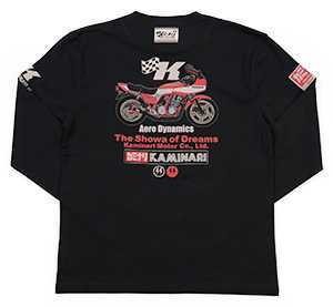 カミナリモータース/CB750F/ロンT/黒/M/kmlt-198/エフ商会/テッドマン拍卖