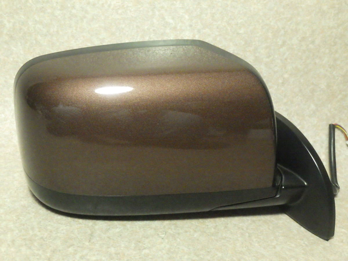 ◎良品◎ ラフェスタ DBA-B30 ドアミラー 右 ショコラ(C15) 5線 電動格納式 MURAKAMI (茶色/ブラウン/小豆色/運転席側/R)拍卖