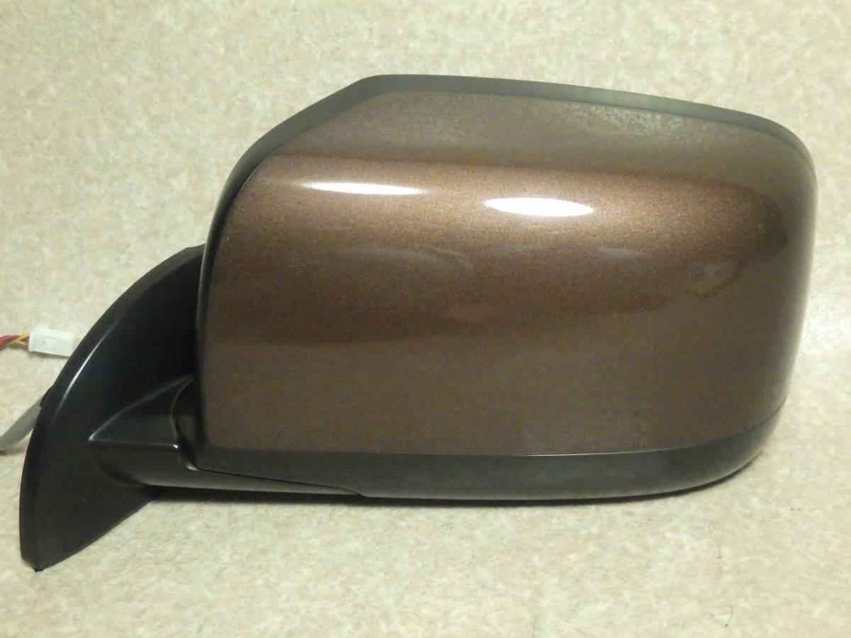 ◎良品◎ ラフェスタ DBA-B30 ドアミラー 左 ショコラ(C15) 5線 電動格納式 MURAKAMI (茶色/ブラウン/小豆色/助手席側/L)拍卖