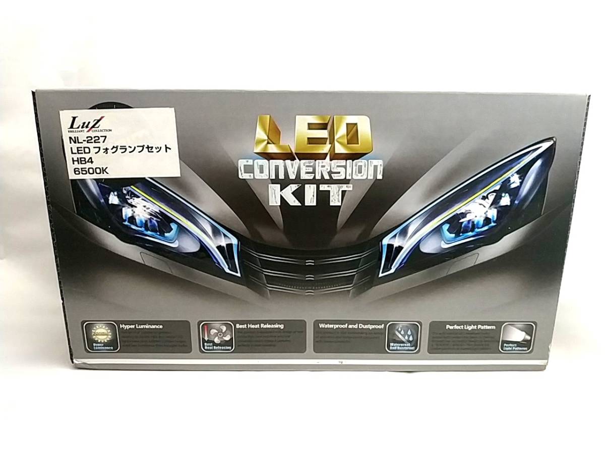 【送料無料】Luz NL-227 LEDフォグランプ HB4 6500K 24W LEDバルブ拍卖