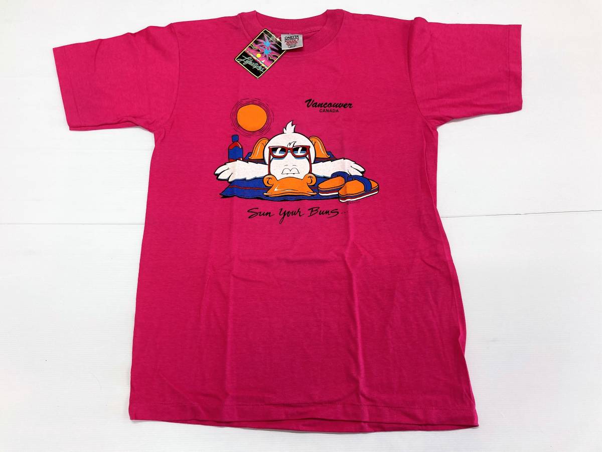 デッド 80s USA製 LIFESTYLES 両面プリント バカンス Tシャツ L拍卖