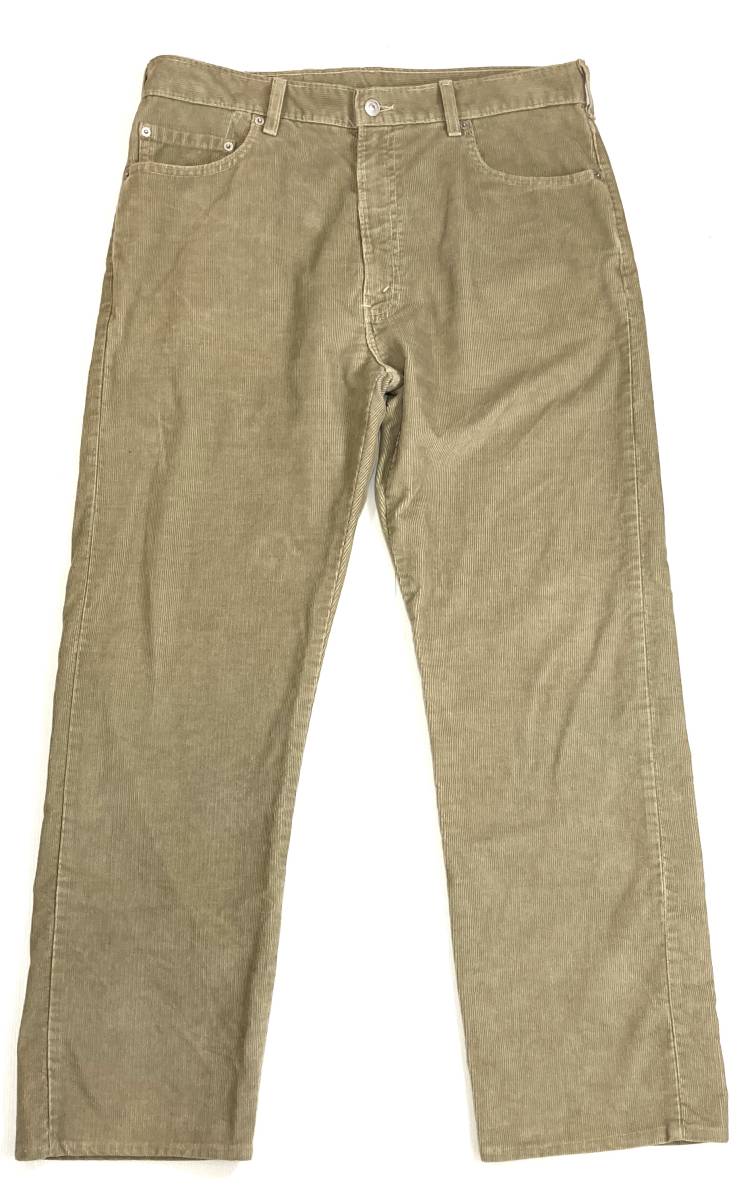 90~00s USA製 リーバイス 505 ベージュ コーデユロイパンツ W36 アメリカ製拍卖