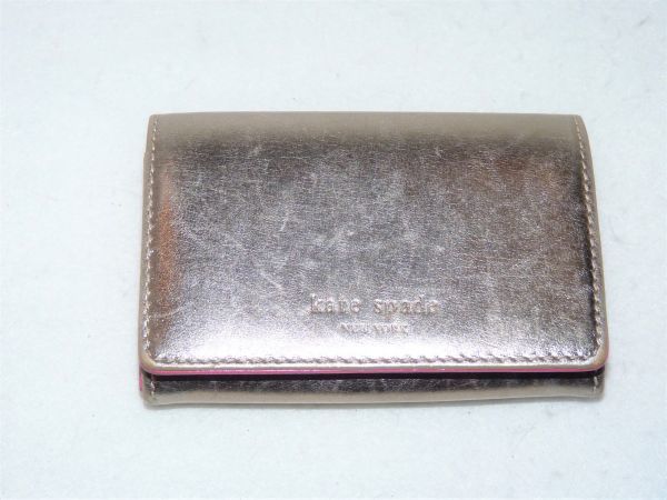 kate spade NEW YORK(ケイト・スペード ニューヨーク) レザー カードケース 846393B334C03拍卖