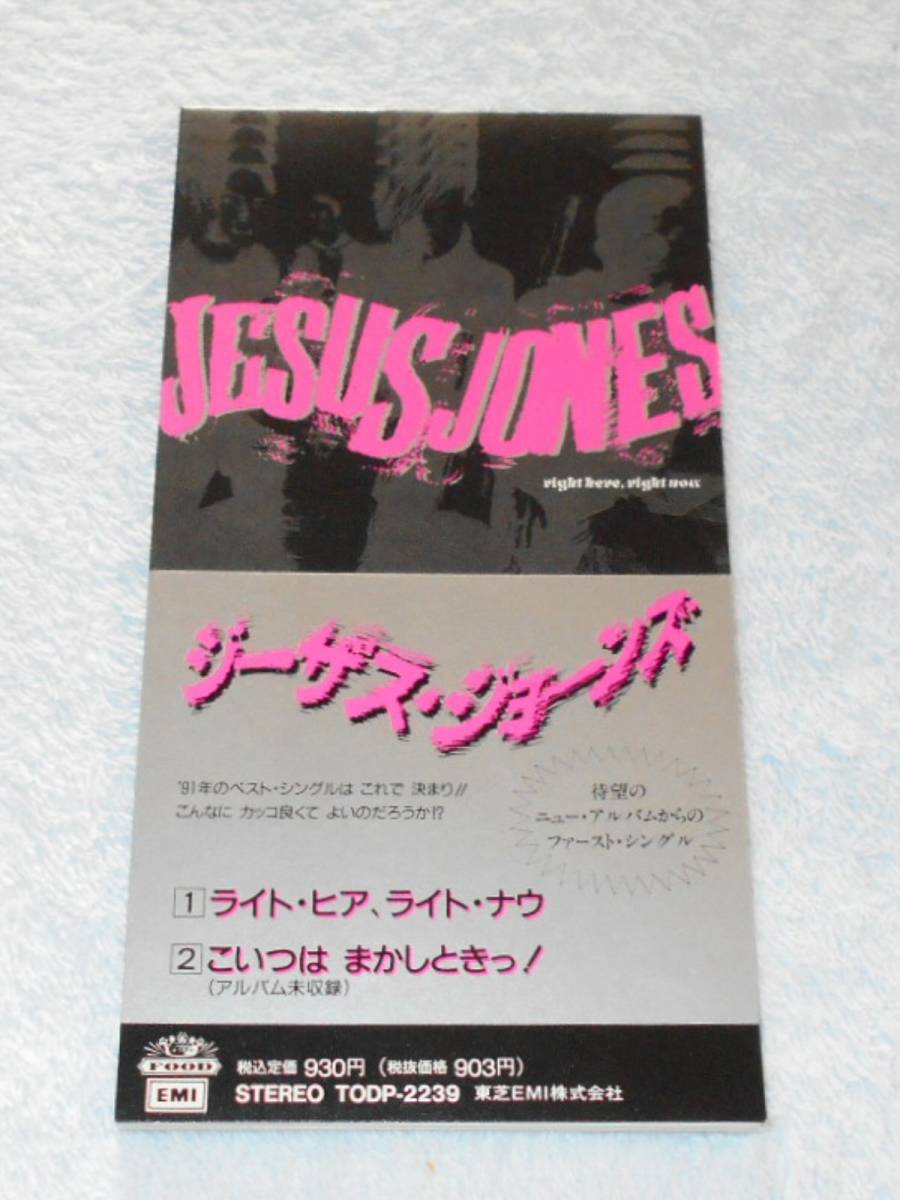 JESUS JONES /アルバム未収入 CDシングル/『Right Here, Right Now』拍卖