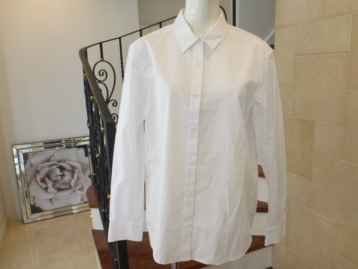 STUNNING LURE(スタニングルアー) ★白ホワイト 長袖 シンプル ブラウス 38 M相当拍卖