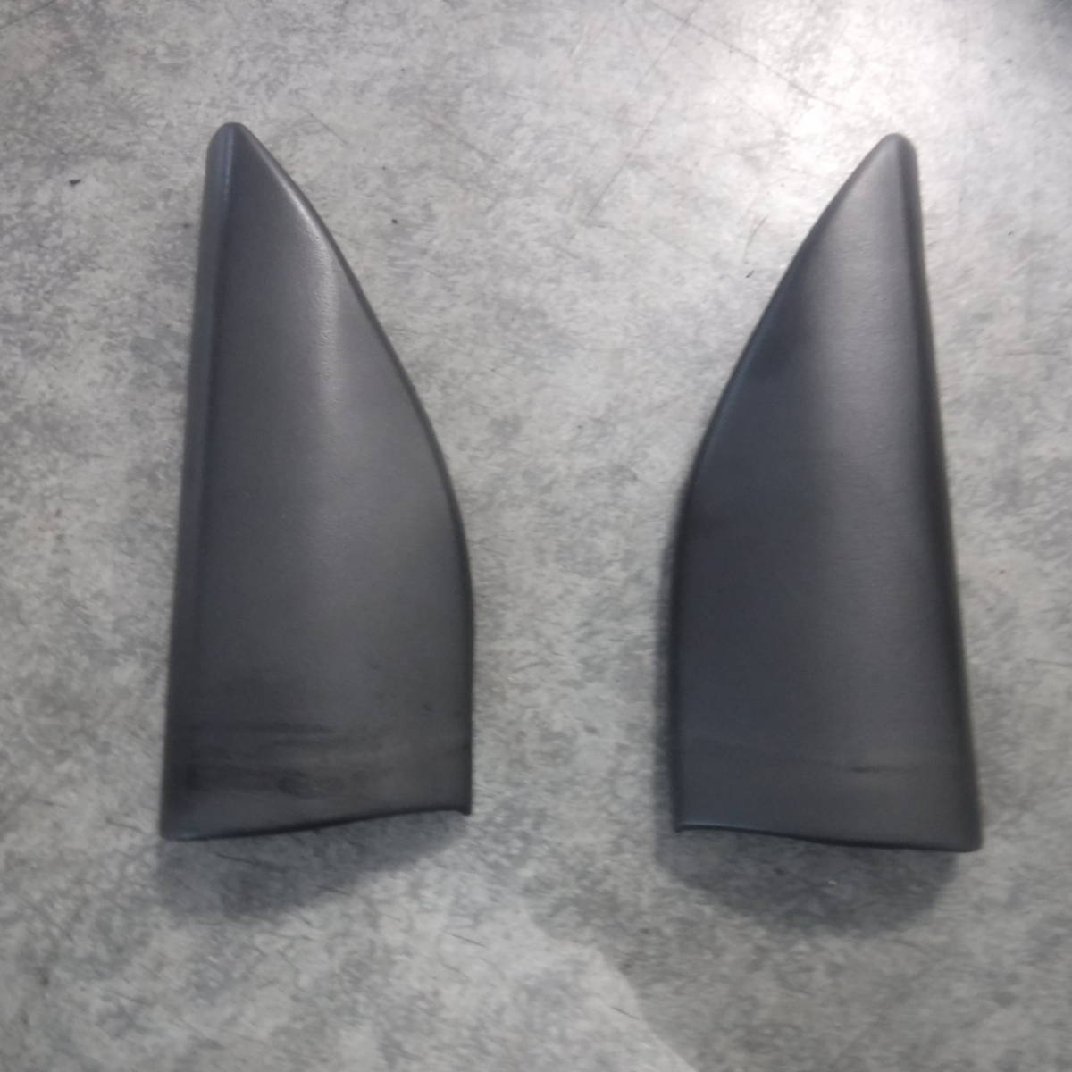 AUDIアウディ90アウディー2.3ドアミラー裏カバー三角ガーニッシュ内装パネル左右トリム内張り4点セット80部品取り車あります拍卖