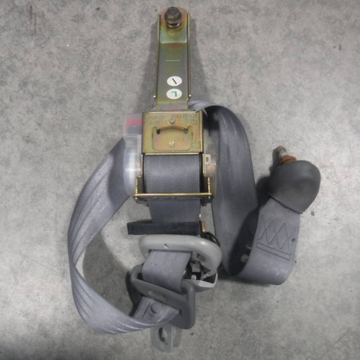 エスティマCXR10GルシーダCXR20G助手席フロント純正シートベルト左CXR11GフロントシートベルトCXR10W CXR11W部品取り車あります拍卖