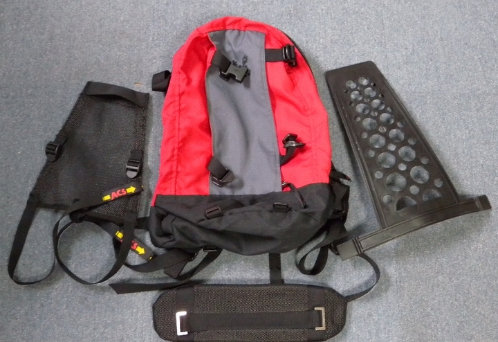 送料無料 ベタベタ完全除去済 背中が涼しい! ACSシステム ジャックウルフスキン PHANTASY デーバッグ 中古入札即決! jack wolfskin拍卖