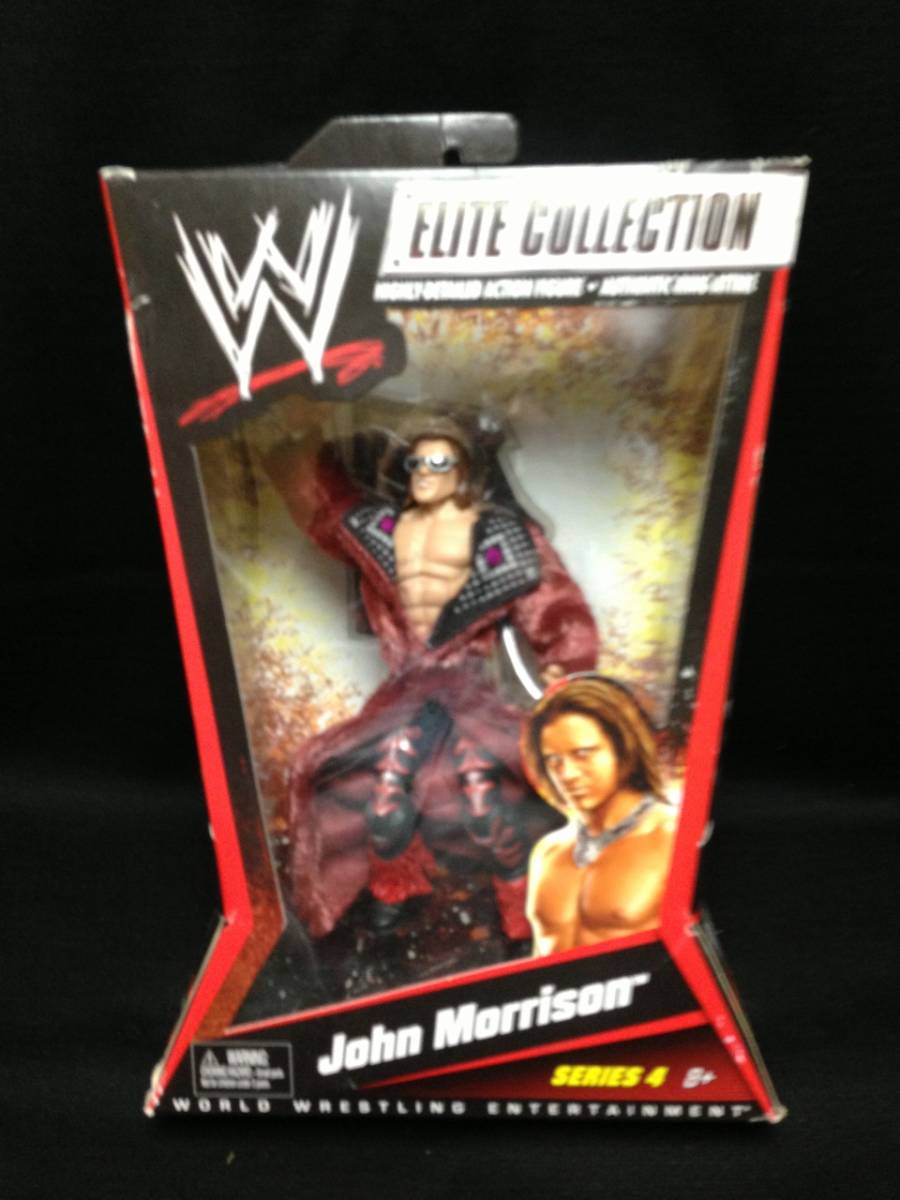 MATTLE:WWE ELITE SERIES 4 ジョン・モリソン w/ダークレッドガウン(未開封品)拍卖