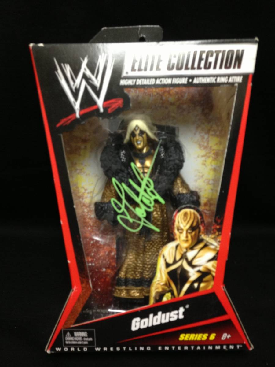 MATTLE:WWE ELITE SERIES 6 ゴールドダスト w/Autographed(未開封品)拍卖
