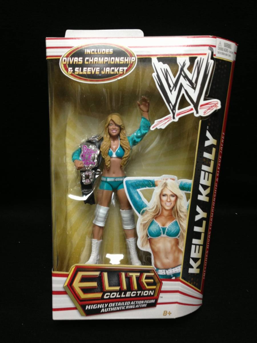 MATTLE:WWE ELITE SERIES 17 ケリー・ケリー w/ベルト&スリーブジャケット(未開封品)拍卖