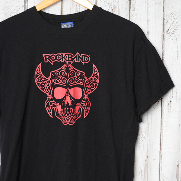 GS9041 ロックバンド ROCKBAND Tシャツ L 肩幅50 ゲーム メール便可 xq拍卖