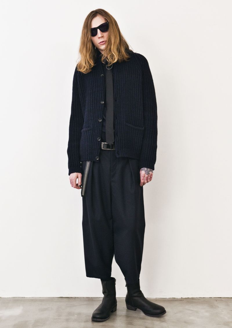 カズユキクマガイ 17AW コットン強撚ギャバサルエルパンツ 1 定価32400 KAZUYUKIKUMAGAI ATTACHMENT アタッチメント拍卖
