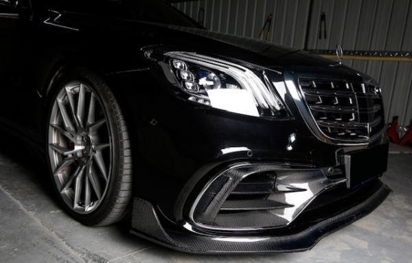★ W222 後期 S63AMG用 MSYタイプカーボンフルエアロセット/ディフューザー/サイドスカート/ルーフ/トランクスポイラー/トリム//マンソリー拍卖