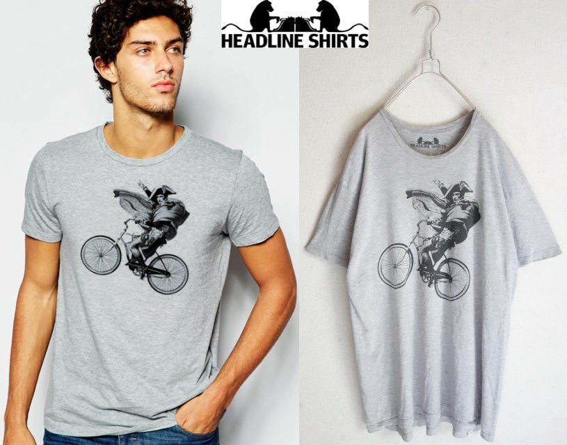 NAPOLEON BEACH CRUISER ナポレオン ビーチクルーザー Tシャツ グレー L☆ HEADLINE SHIRTS ライトオン取扱商品 アメリカ製拍卖