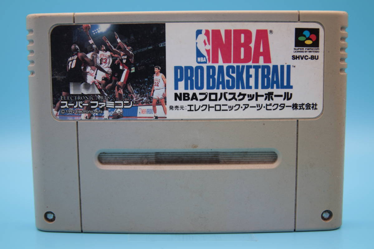 任天堂 SFC NBAプロバスケットボール エレクトロニックアーツ 1992 Nintendo SFC NBA Pro Basketball Electronic Arts 1992拍卖