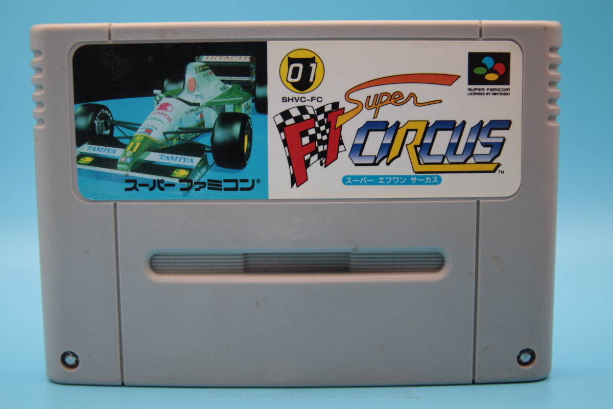 任天堂 SFC スーパーエフワンサーカス 日本物産 1992 Nintendo SFC Super F-1 Circus Nippon Bussan 1992拍卖