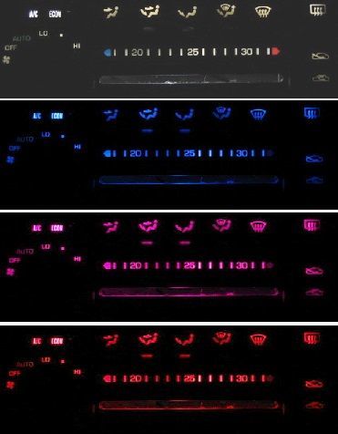 MR2 SW20 エアコン照明LED 1台分セット! ホワイト拍卖