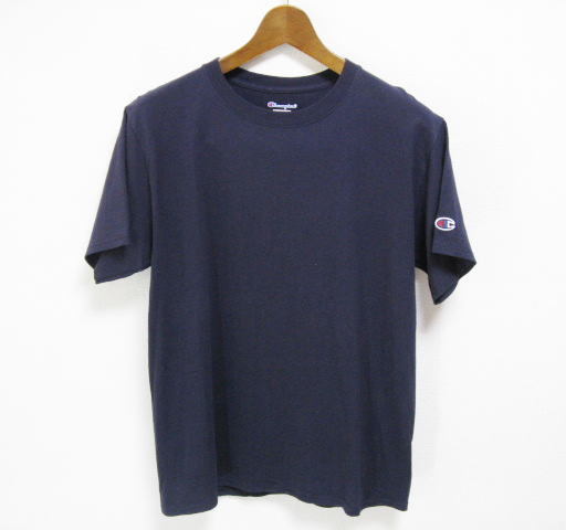 美品 チャンピオン USA 半袖Tシャツ Mサイズ ネイビー 無地 Champion 拍卖