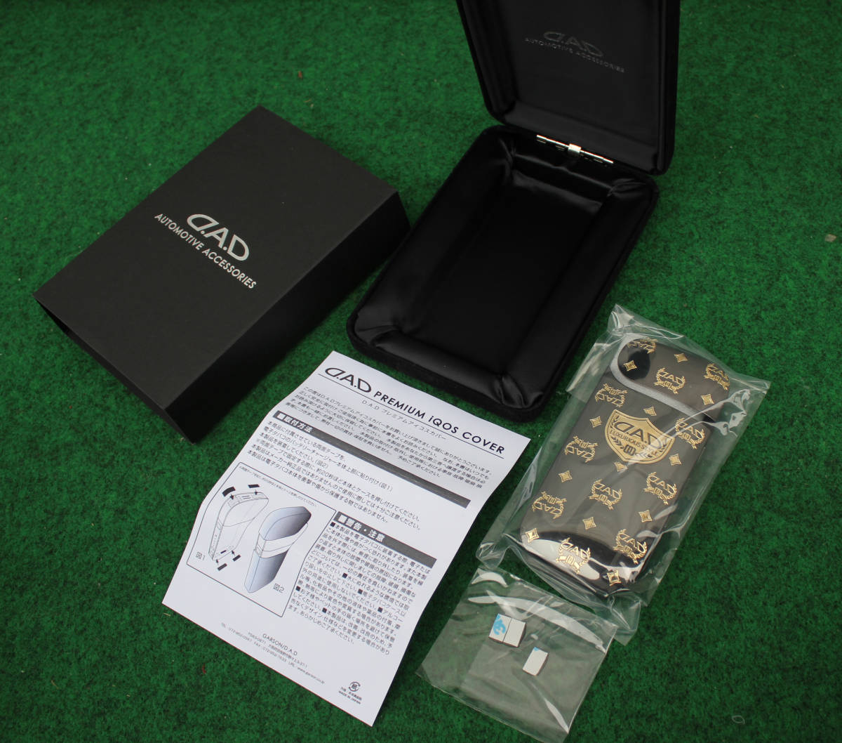 入手困難!DAD プレミアムアイコスカバー ディルス BK/GD 限定品 シリアルあり 6/15 HA454-01 ギャルソン GARSON拍卖