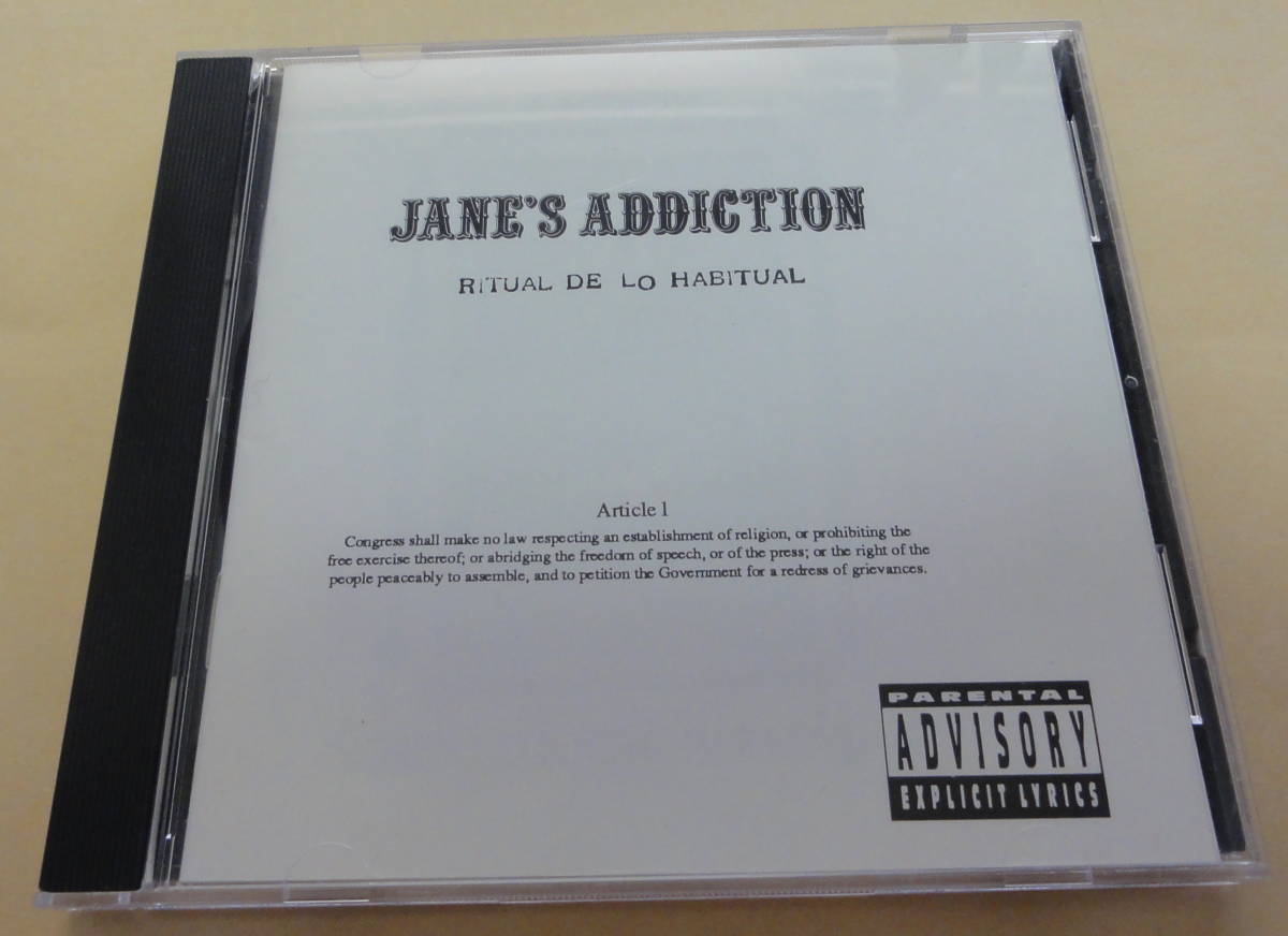 Jane's Addiction / Ritual De Lo Habitual CD ジェーンズアディクション拍卖