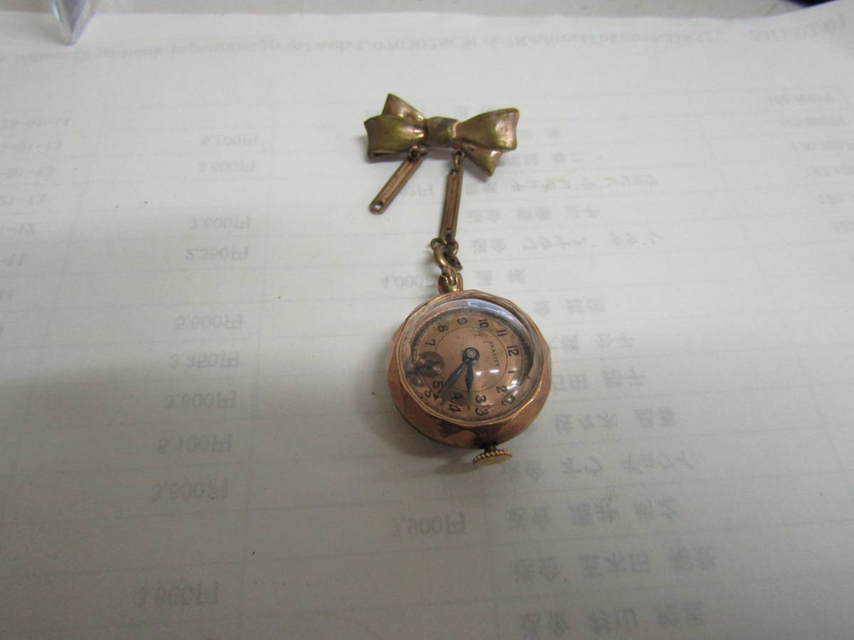 VARSITYブローチ型時計(V091)拍卖