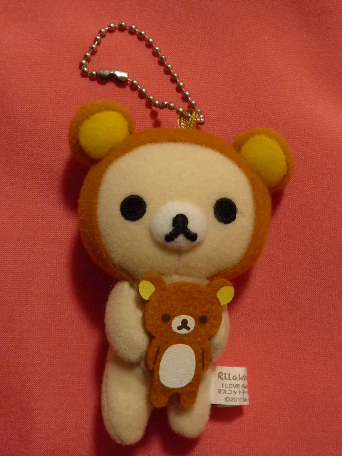 激レア!カワイイ♪ リラックマ コリラックマ ぬいぐるみキーチェーン(非売品)拍卖