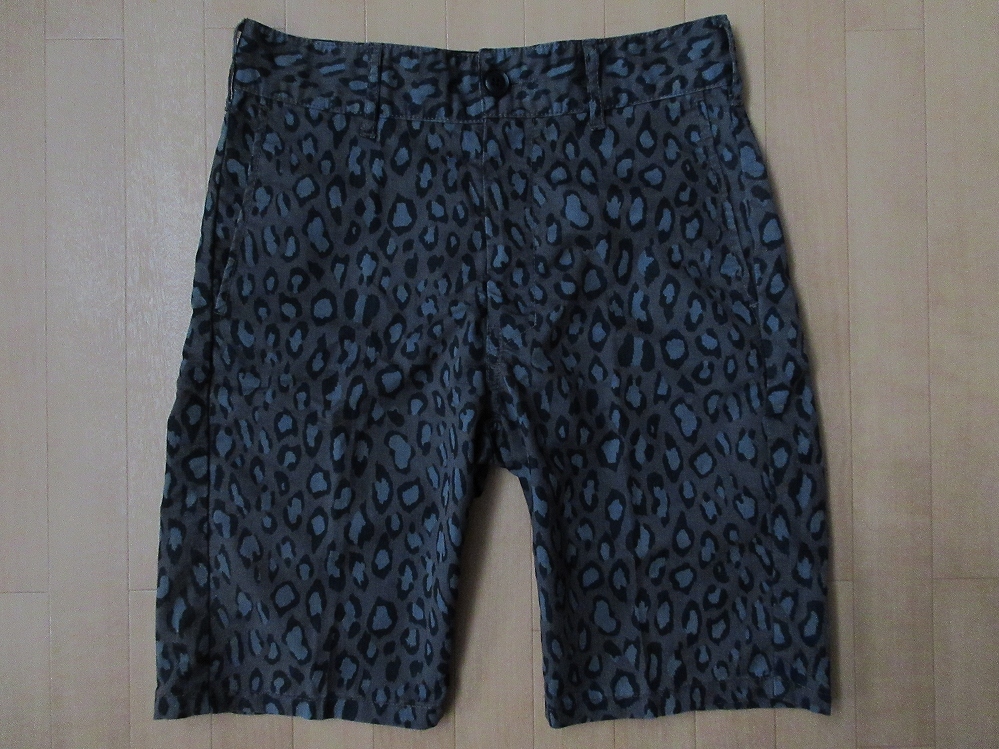 ショット ヒョウ柄 ショーツ 28 Schott レオパード 豹 アニマル 総柄 ショート パンツ ハーフ 上野商会 ワーク アメカジ ライダース バイク拍卖